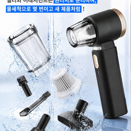 차량용 청소 및 공기주입 올인원 다기능 기기
