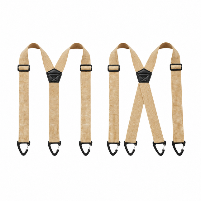 🔥⏰Men's X-Back Suspenders with Hook Clips