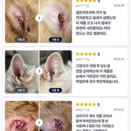 반려동물 귀 진드기 케어 클리너