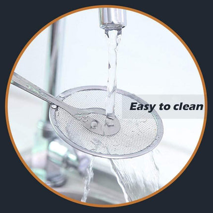 🍳 LIMITED-TIME BOGO 🍃 2-in-1 Stainless Steel Strainer Clamp — Fine Mesh Filter & Tong, Oil Drain